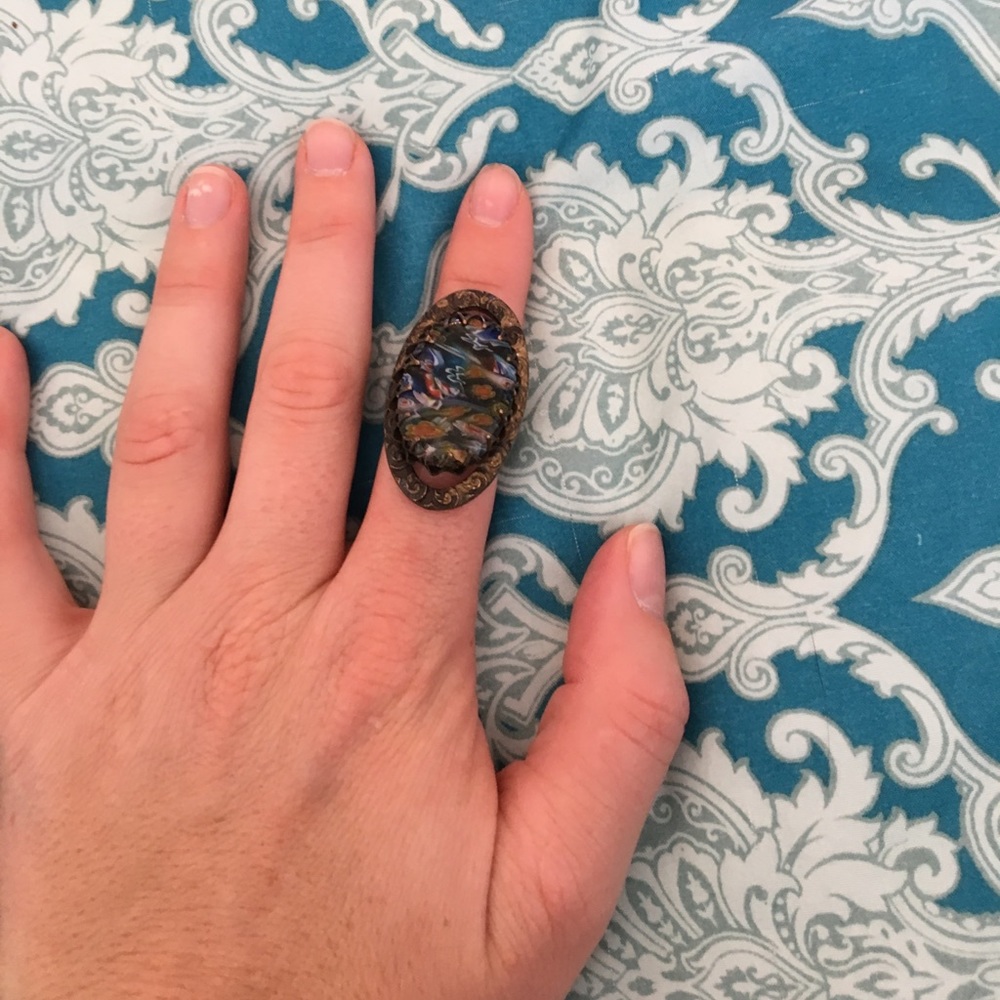 Statement ring.